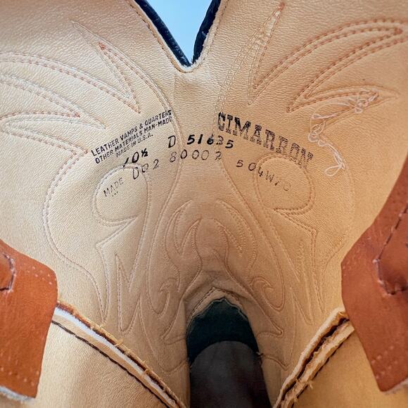 Republic Boot Company Cimarron Handmade Cowboy Boots Mens 10.5 Style 51635 NWT main image 8